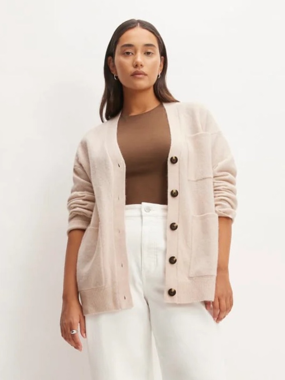 Everlane Cozy-Stretch Relaxed Cardigan